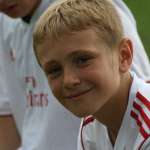 Pobega Tommaso at the AC Milan Junior Camp