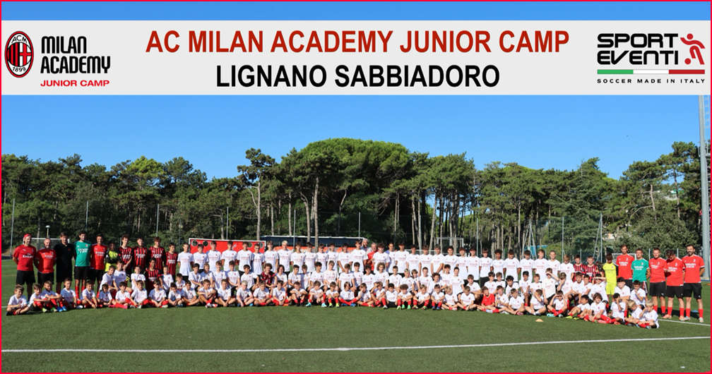 AC Milan Academy Football Camp in Lignano Sabbiadoro